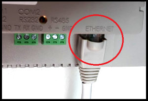  이더넷 케이블 연결 예  