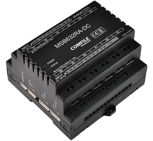  MSB632RA-DC 전면 패널 및 단자 구성 