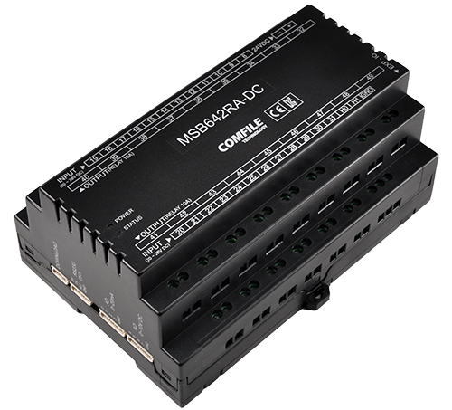  MSB642RA-DC 전면 패널 및 단자 구성 