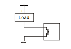  NPN TR 출력 동작 개념도 (Sink 방식 출력 구조) 